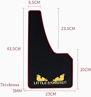 Vista 3 de Guardabarros de goma universal para coche, guardabarros de goma para deportes universales, guardabarros de barro para protección de salpicaduras