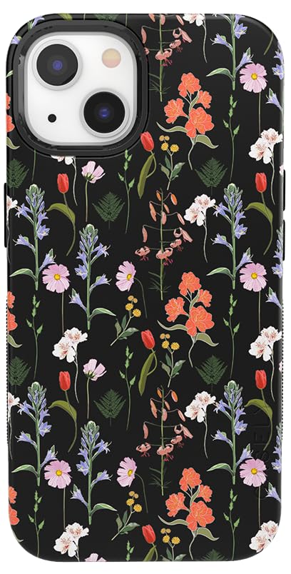 Casely iPhone 14 Plus Case | Secret Garden | Mixed Floral | Compatible with MagSafe | Bold Protective Design