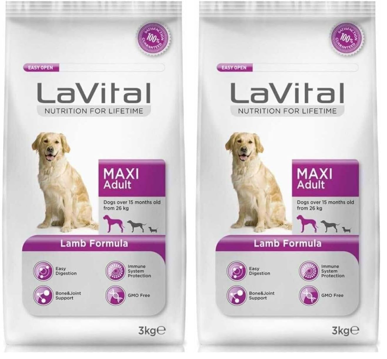 La Vital Maxi Adult Lamb Formula, 3 kg (2 paketi)