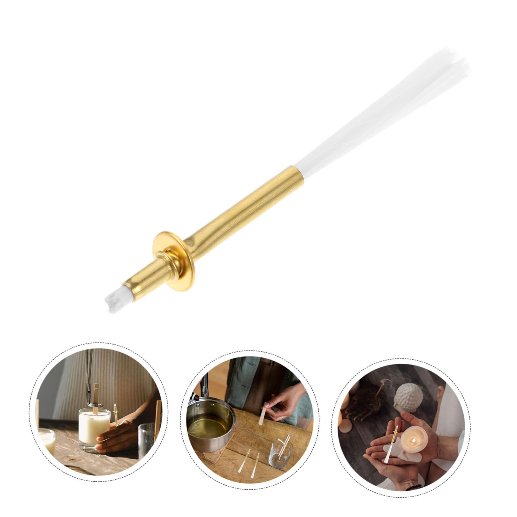 VILLCASE 30pcs Indoor Oil Lamp Wick Replacement Professional Portable Wick for Kerosene Lanterns and for Projects and Lighting Needs