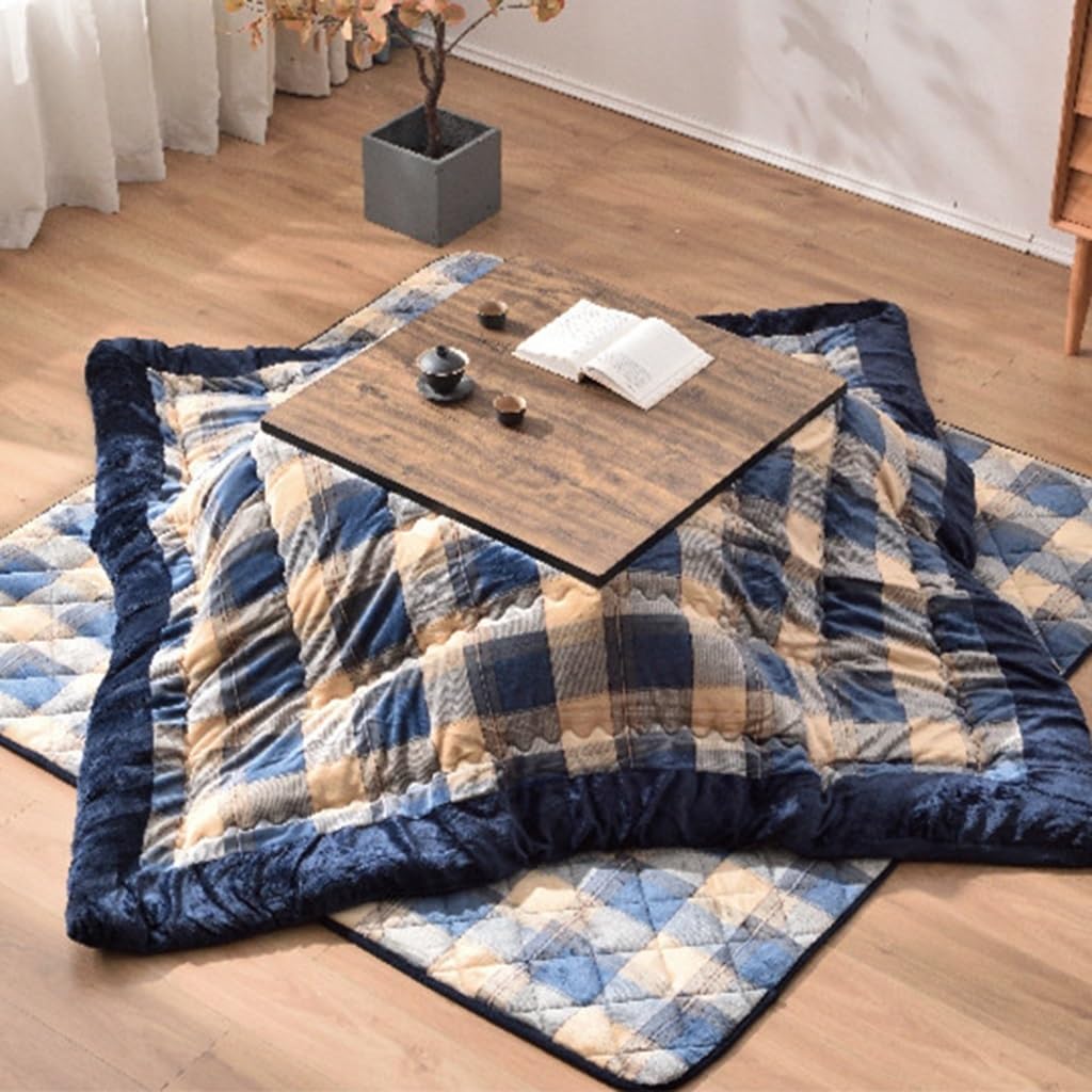 Amazon.com: UMJIGF Kotatsu Table Plaid Pattern Quilt 4-Piece Set