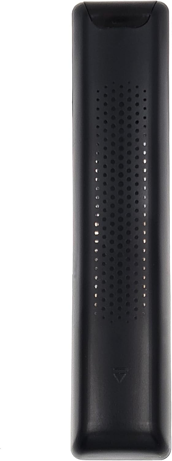 Indietro view of the Alltro Voice Remote Control showing battery compartment