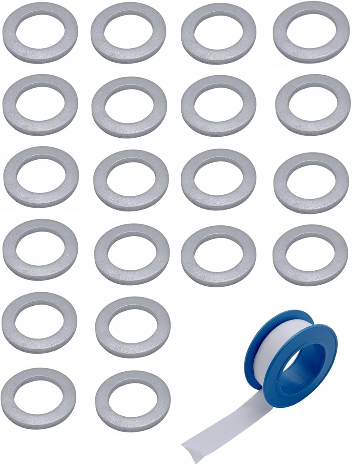 Strongthium M12 12.2mm id Aluminum Oil Crush Washer Drain Plug Gaskets for Honda