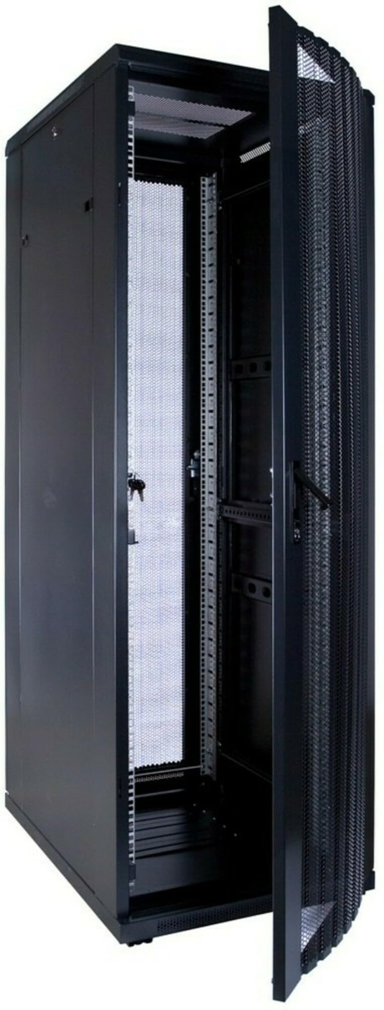 Baie de Serveur 37U Porte perforée 600x800x1800mm Noir