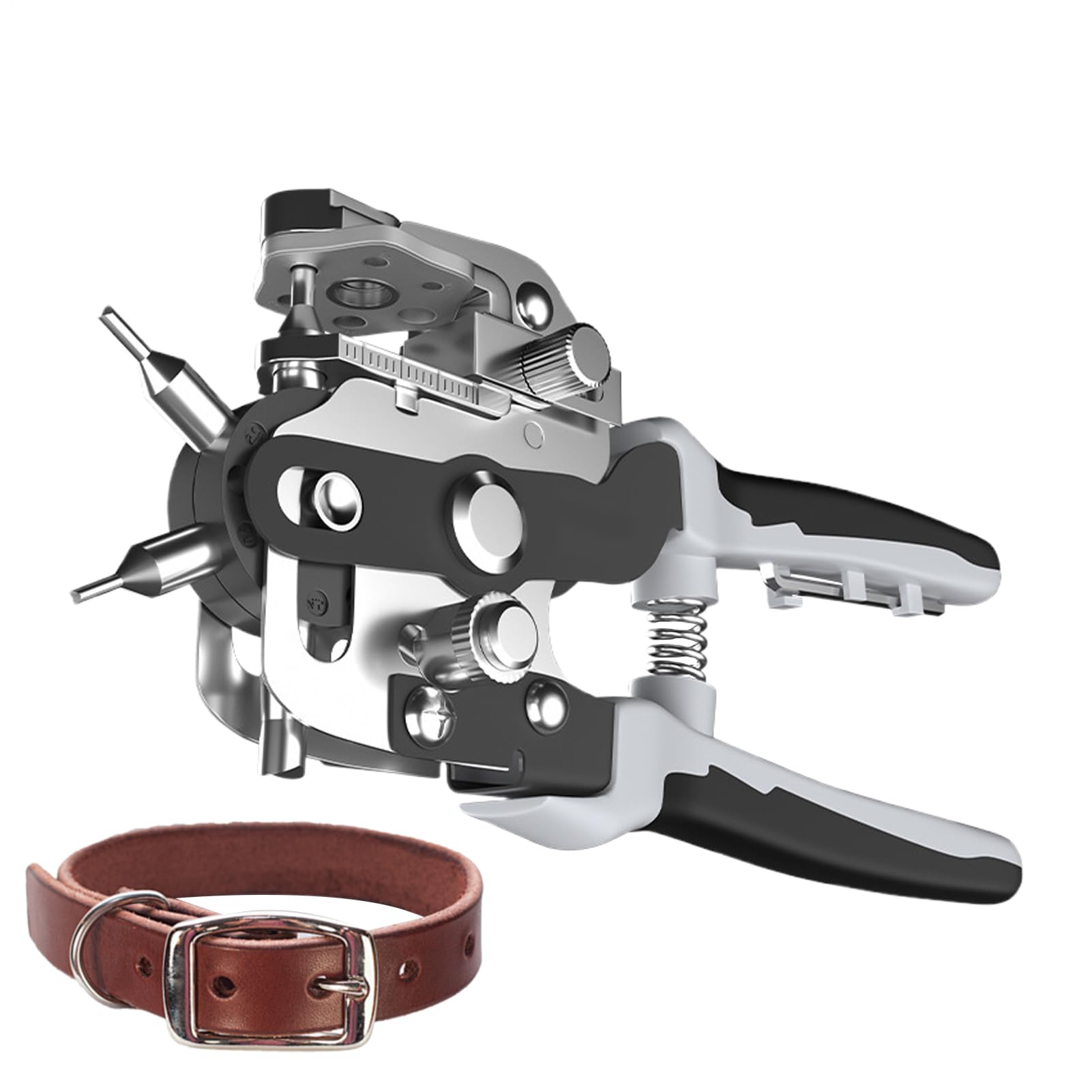 Punzón de cinturón para cuero ideal para renovar accesorios de moda en casa 8
