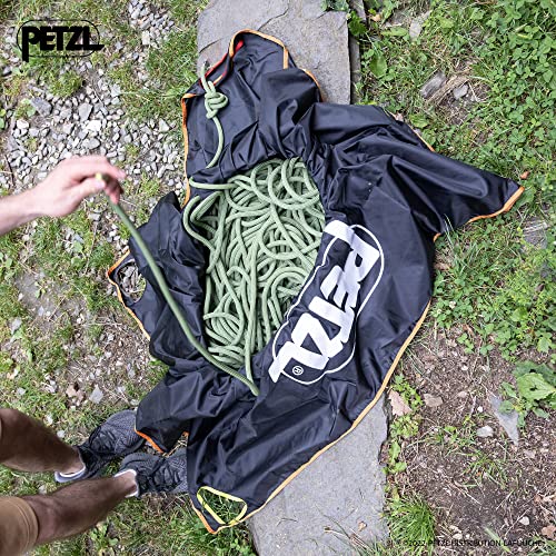 Petzl Kliff Rope Bag - 36-Liter Rope Bag For Sport Climbing With Removable Tarp - Grey #TOP2