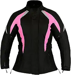 Jaqueta feminina impermeável para motociclista – Casaco feminino CE Armour, Cordura, Motocross, para todos os climas