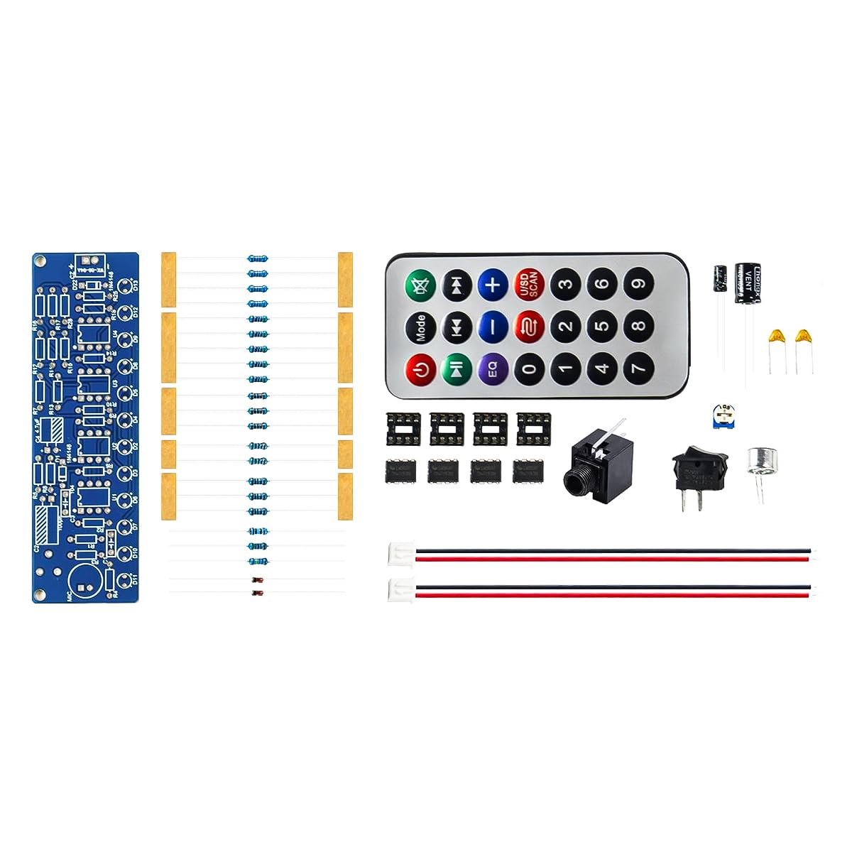 Elektroniczny zestaw spawalniczy, mini wzmacniacz radiowy, 87,5-108 MHz, zestaw DIY, wzmacniacz, głośnik Bluetooth ze spektrum, napęd spawalniczy, części zamienne