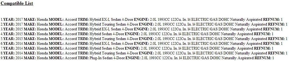 Honda Genuine 82127-T3V-A01 Seat Back Pad