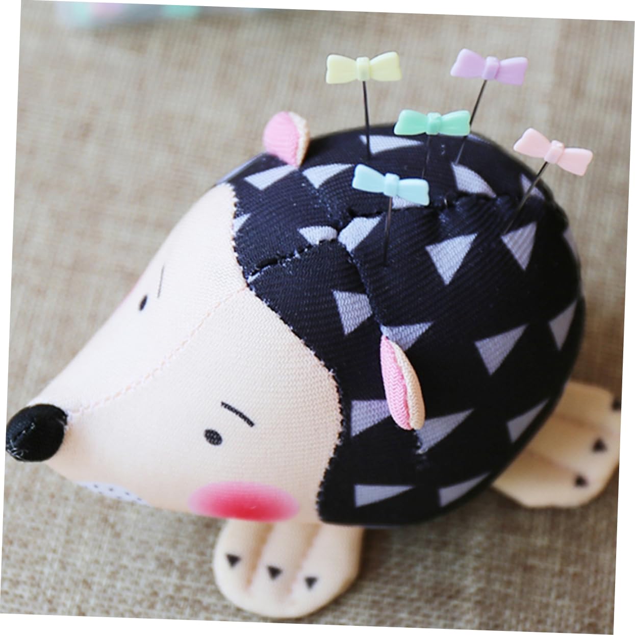 NUOBESTY 6piezas Cojín De Aguja Forma De Erizo Herramienta De Costura Diy Alfiletero Práctico y Decorativo Para Manualidades