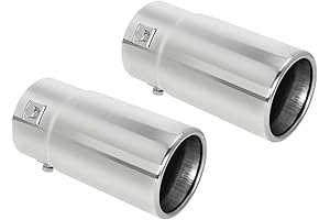 Pack of 2 Exhaust tip - To Fit 1.75 to 2.5 Inches...