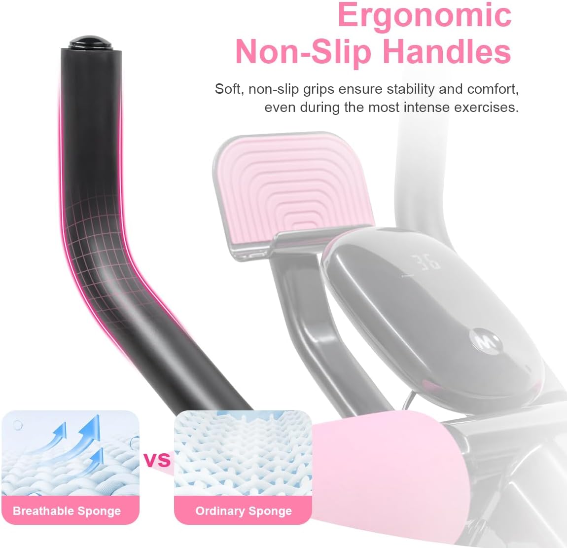 Tousains Adjustable Ab Trainer Machine For Women, Foldable A...