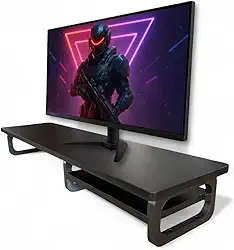 Mesa Monitor Stand Desk 85x22Cm Suporte elevado para Monitor Setup Gamer Mesinha