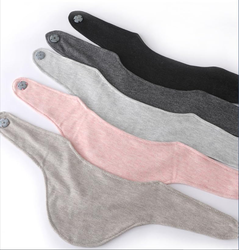 Selbsterwärmende Nackenbandage Nackenband Halskrause Nackenwärmer Turmalin Nackenpolster Hals Pad Nackenkissen Nacken Wickelbandriemen mit Klettverschluss Halskrause Gürtel für Büro Nackenschmerzen
