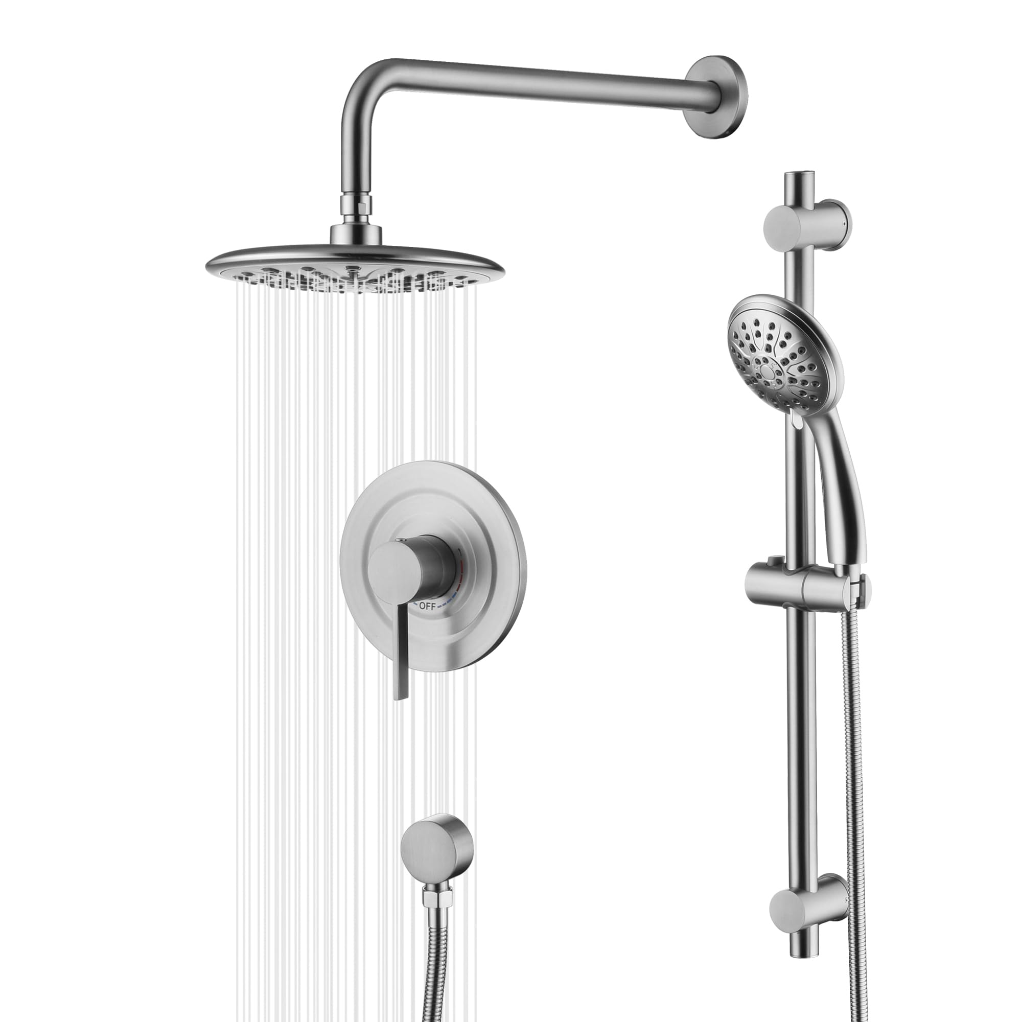 Sumerain Matte Black Shower System -10 Sumerain Matte Black Shower System -10