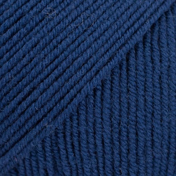 Superwash Merino Wool Yarn Drops Baby Merino, Sport Weight, 5 ply, 1.8 oz 191 Yards, Quantity is per 1 Item (13 Navy Blue)