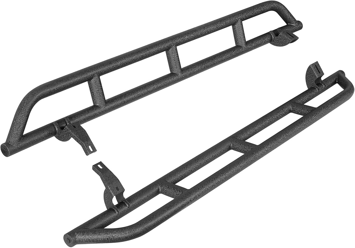 Hooke Road 4Runner Rock Sliders Tube Side Door Armor Rocker Gurad Rails for 2010-2024 Toyota 4Runner 5th Gen (Exclude Limited, Nightshade, TRD Sport & 10-13 SR5)