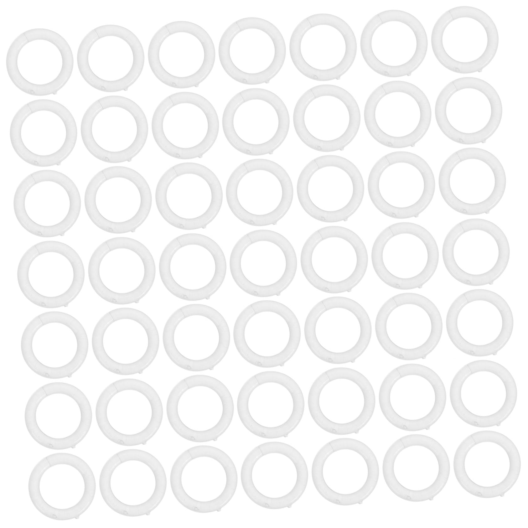 Levemolo Plastic Roman Blind Rings 100pcs Hardware 13x8mm for Window Treatments Blind Cord Guides Ceiling Fan Pulls