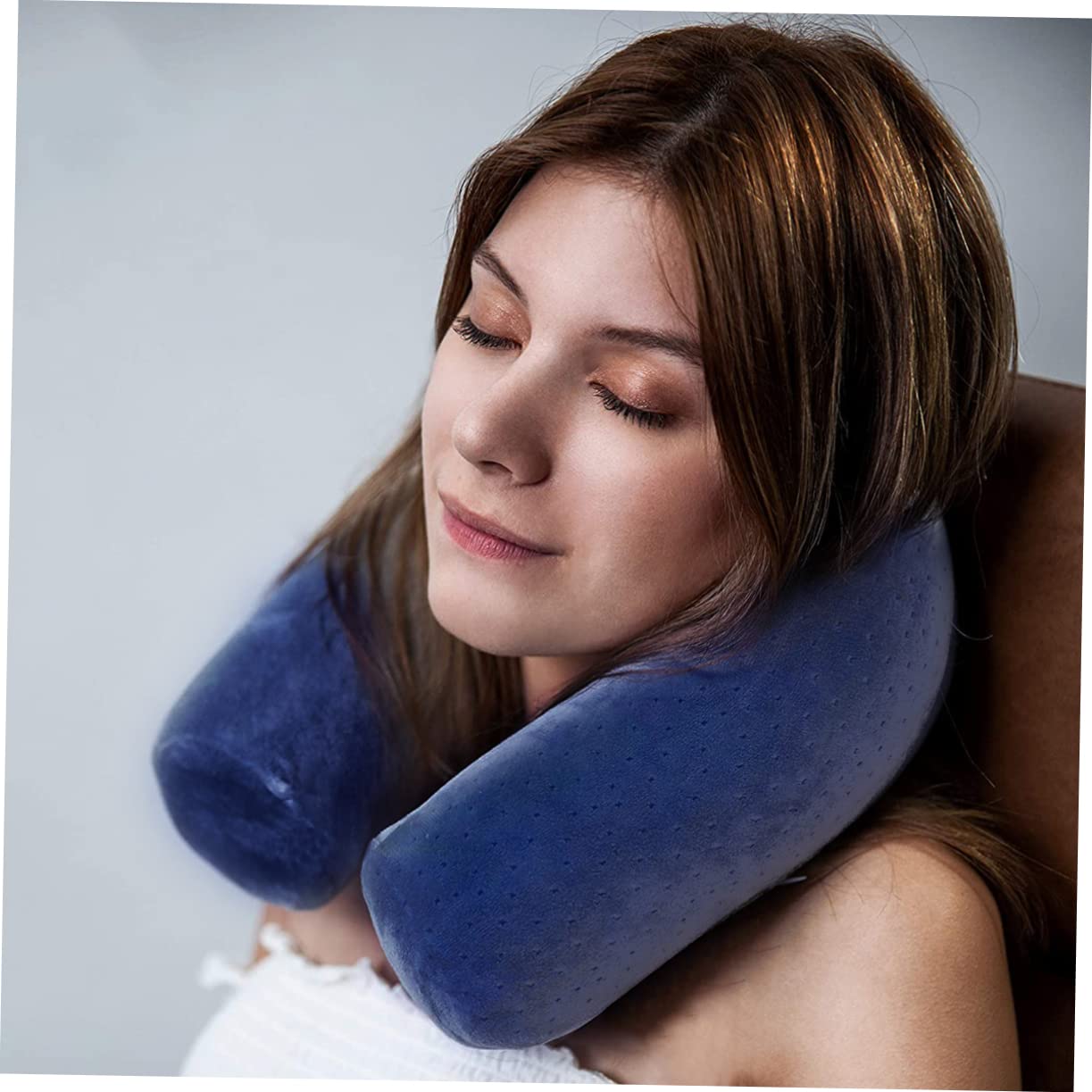 VALICLUD Cuscino in Memory Foam Design Rullo Cuscino di Supporto per Collo per Uso Adatto Diverse Posizioni e Supporto Ergonomico