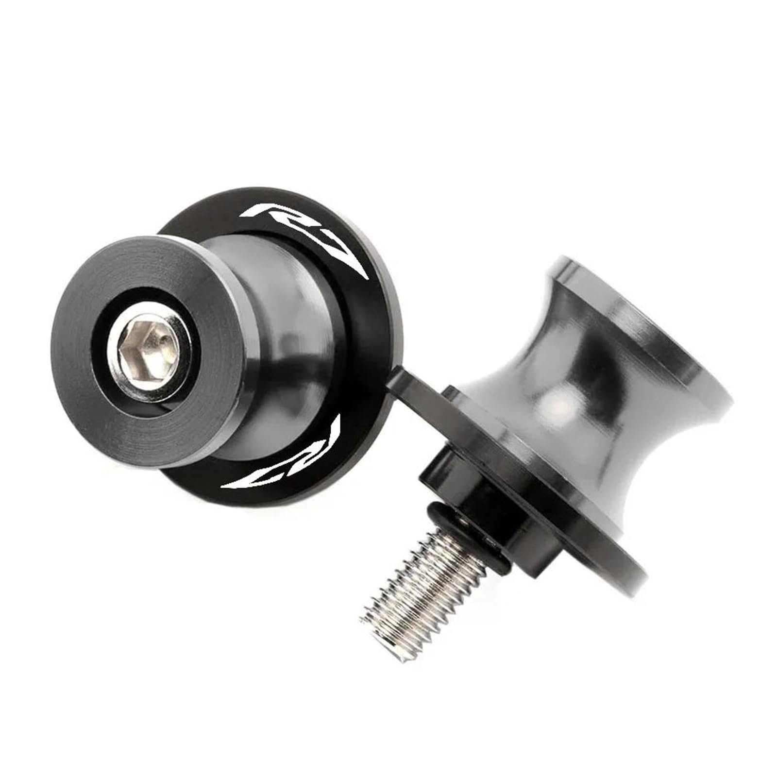 Bobines bras oscillant YZF R7 6mm Curseur de support rigide en alu anodisé
