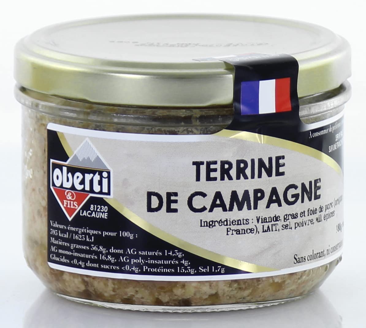 Terrines Assortiment de 5 - Charcuterie du Sud-Ouest - Viande Origine France