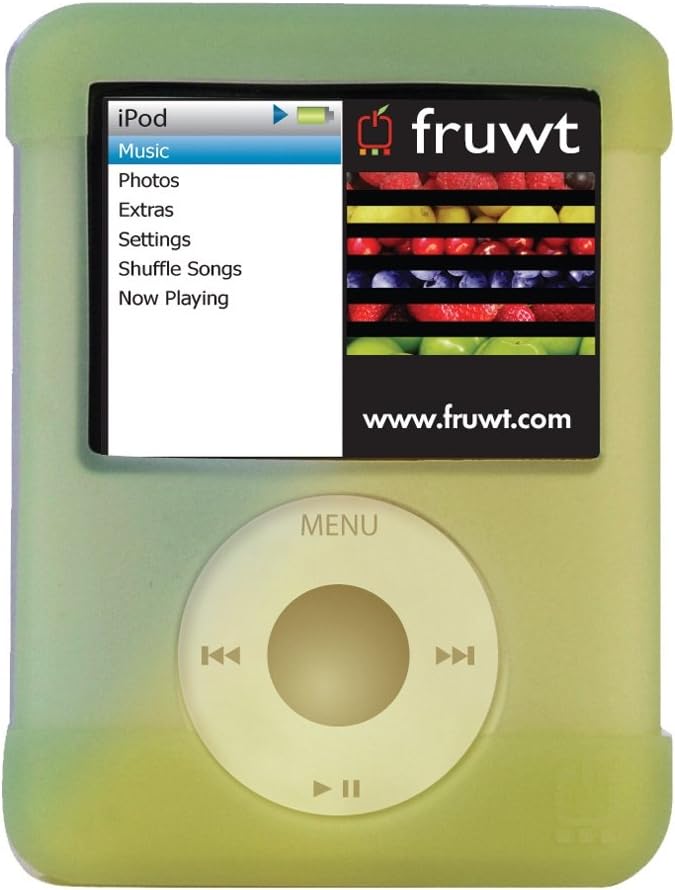 Fruwt Heat-Sensitive Silicone Case for iPod nano 3G (Green to Yellow)