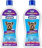 Kit 2 Shampoo Antiqueda para Cachorro Vegano de 500ml