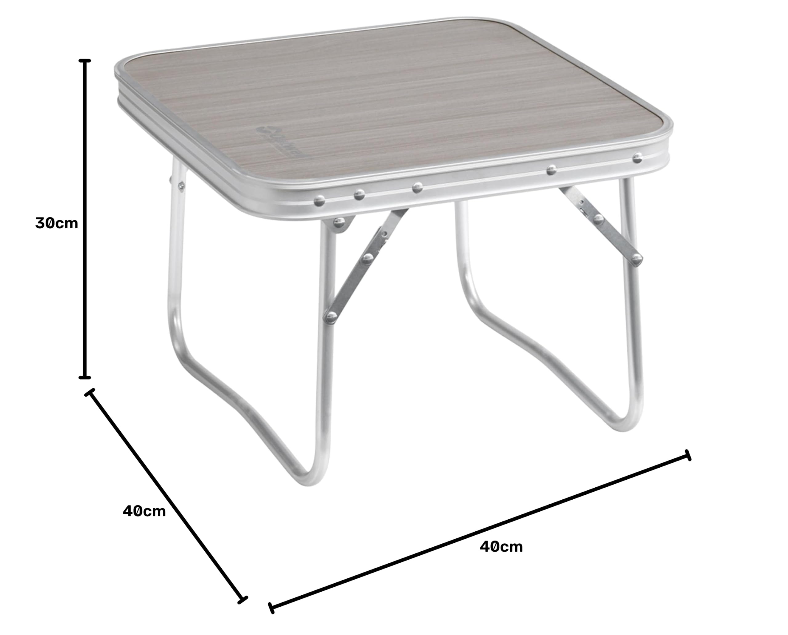 Outwell - Tavolino Nain, Colore: Grigio Scuro