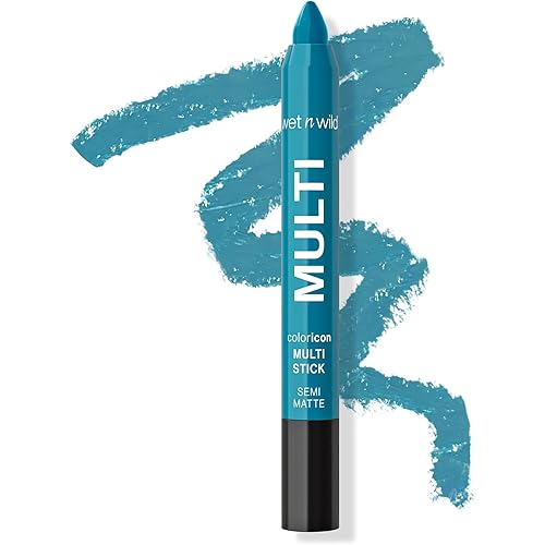 wet n wild Color Icon Cream Eyeliner Eyeshadow Multi-Stick, Moisturizing, Nourishing Velvety Cream-to-Powder Buildable & Blendable Formula, Cruelty-Free & Vegan - Not So Calm Waters