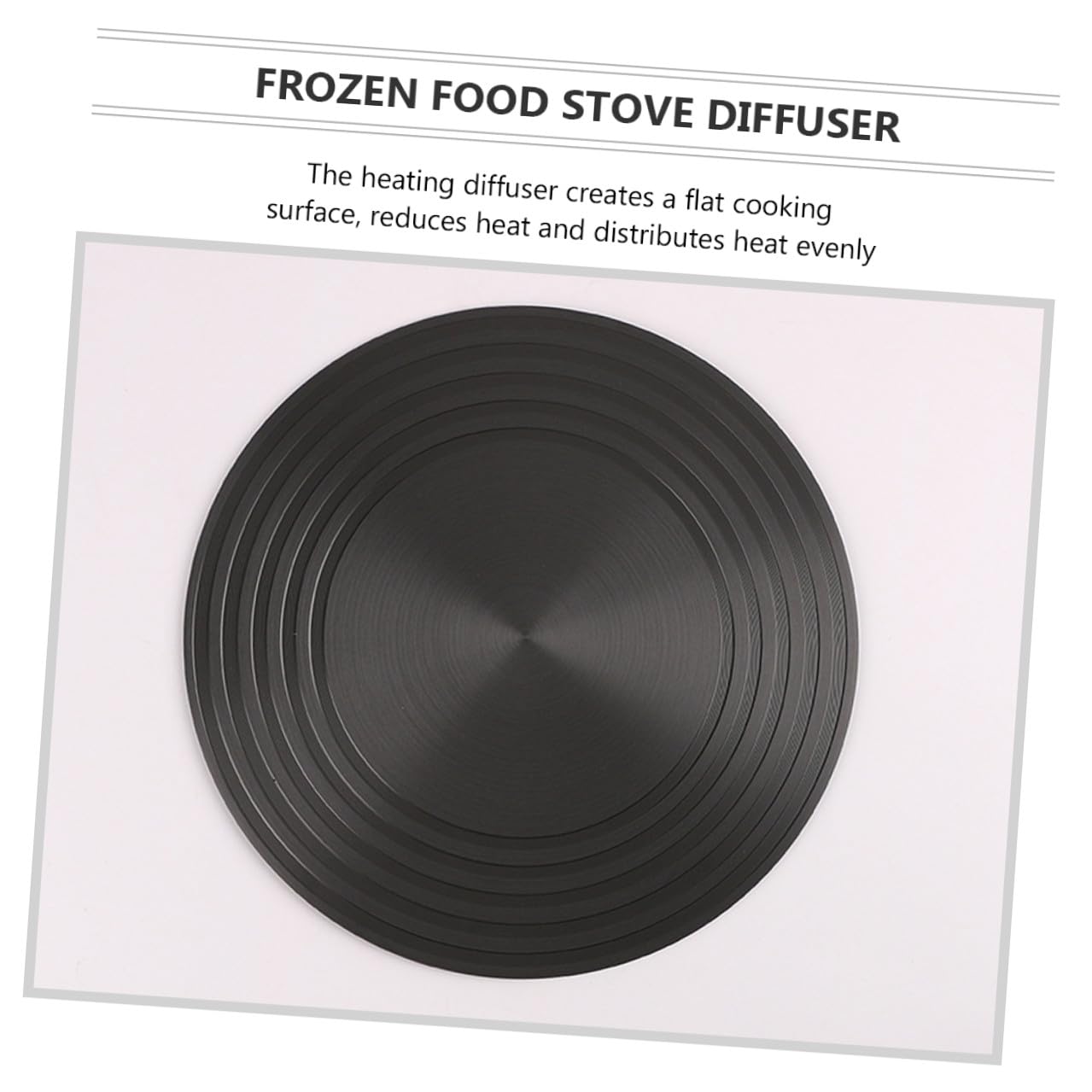 SHINEOFI Piastra e Sbrinamento Veloce Distribuzione Uniforme del Calore in Alluminio 28cm Rotonda Diffusore di Calore per Fornello a Gas per Cucina Domestica