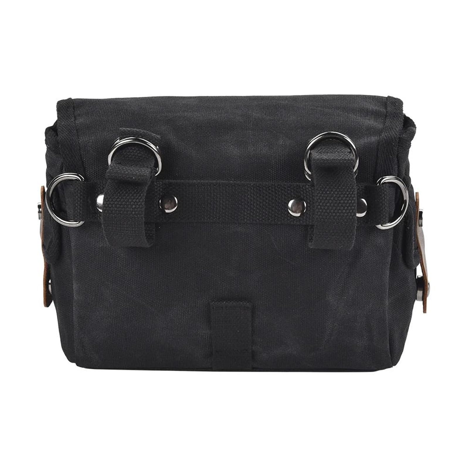 Reisebeutel Hecktasche Motorrad-Rücksitztasche Erweiterbare Motorradgepäck-Aufbewahrungsrucksack-Seitentasche(Nero)