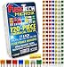 FuseTech Micro2 120 Piece Automotive Commercial Fuse Assortment (119 Blade Fuses + Fuse Puller) 5A 7.5A 10A 15A 20A 25A 30A