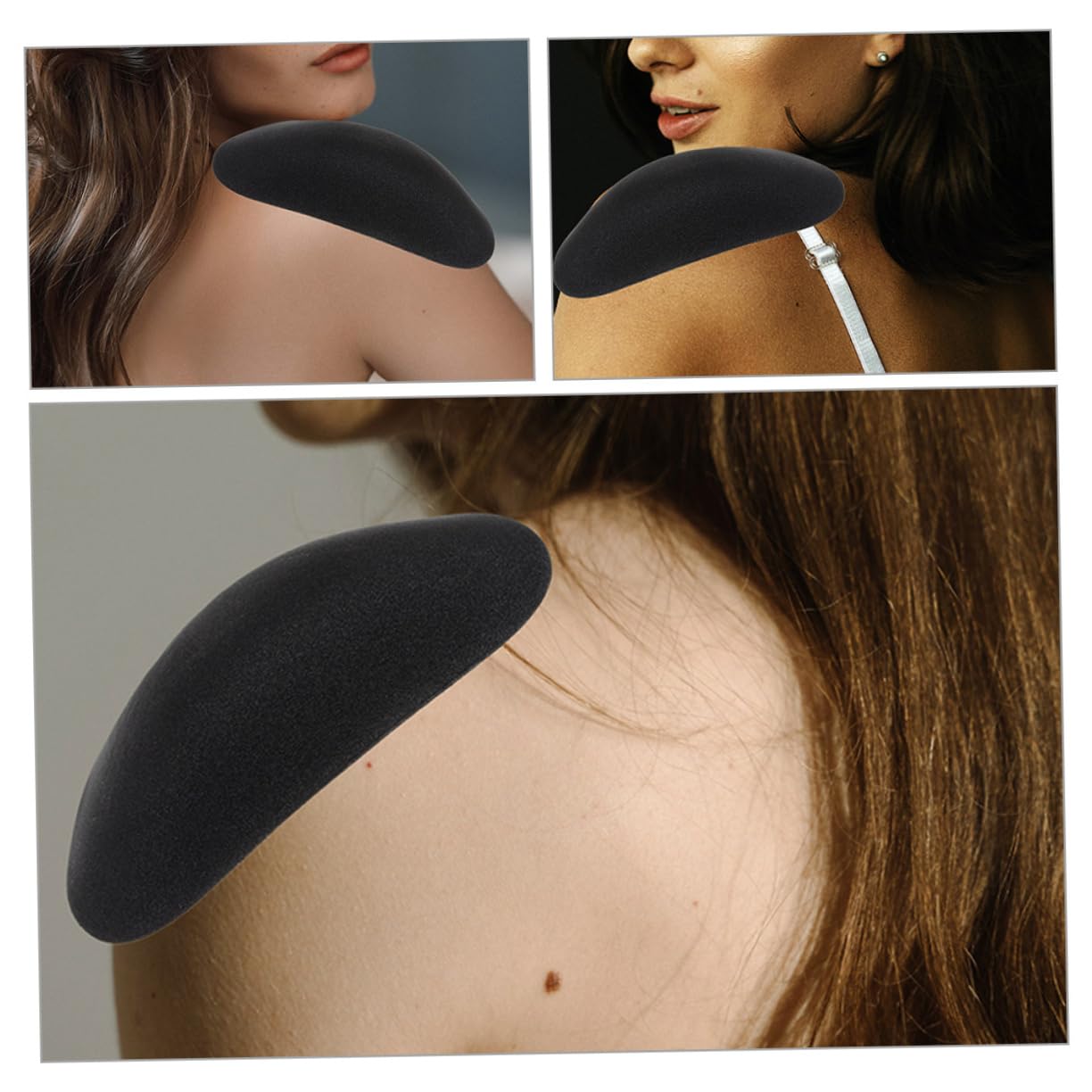 OHPHCALL Convenient Shoulder Pads for Women Silicone Invisible Comfortable for Daily Wear