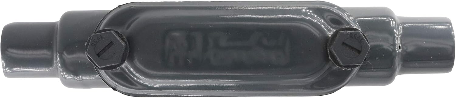 PVC-Coated MFOCAC28 Conduit Body, Type-C, Form-8, 3/4-Inch
