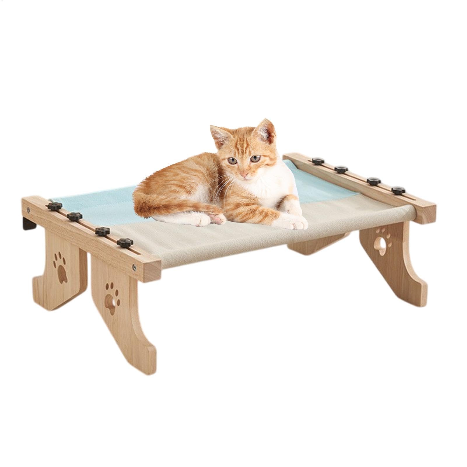 Cama de ventana para gatos y hamaca de interior ajustable multiusos