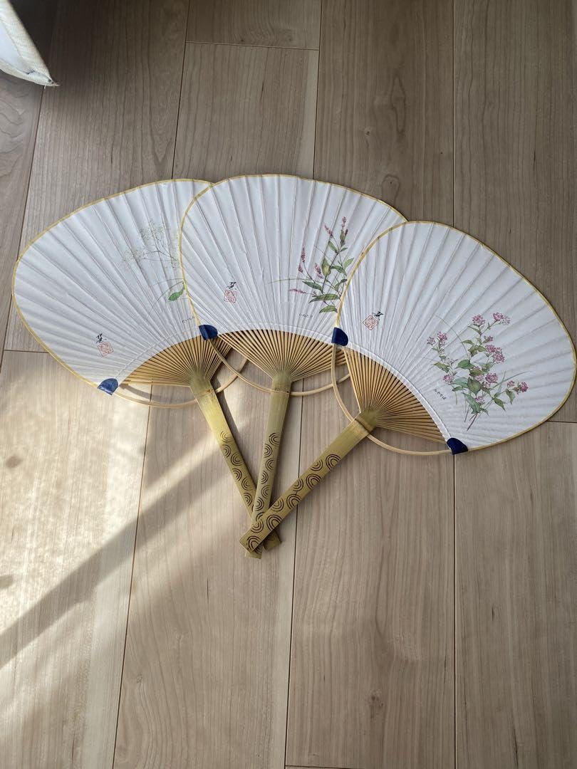 播磨屋本店 ＊ 野の花玉手箱3箱 小缶2 大缶1 (うちわ