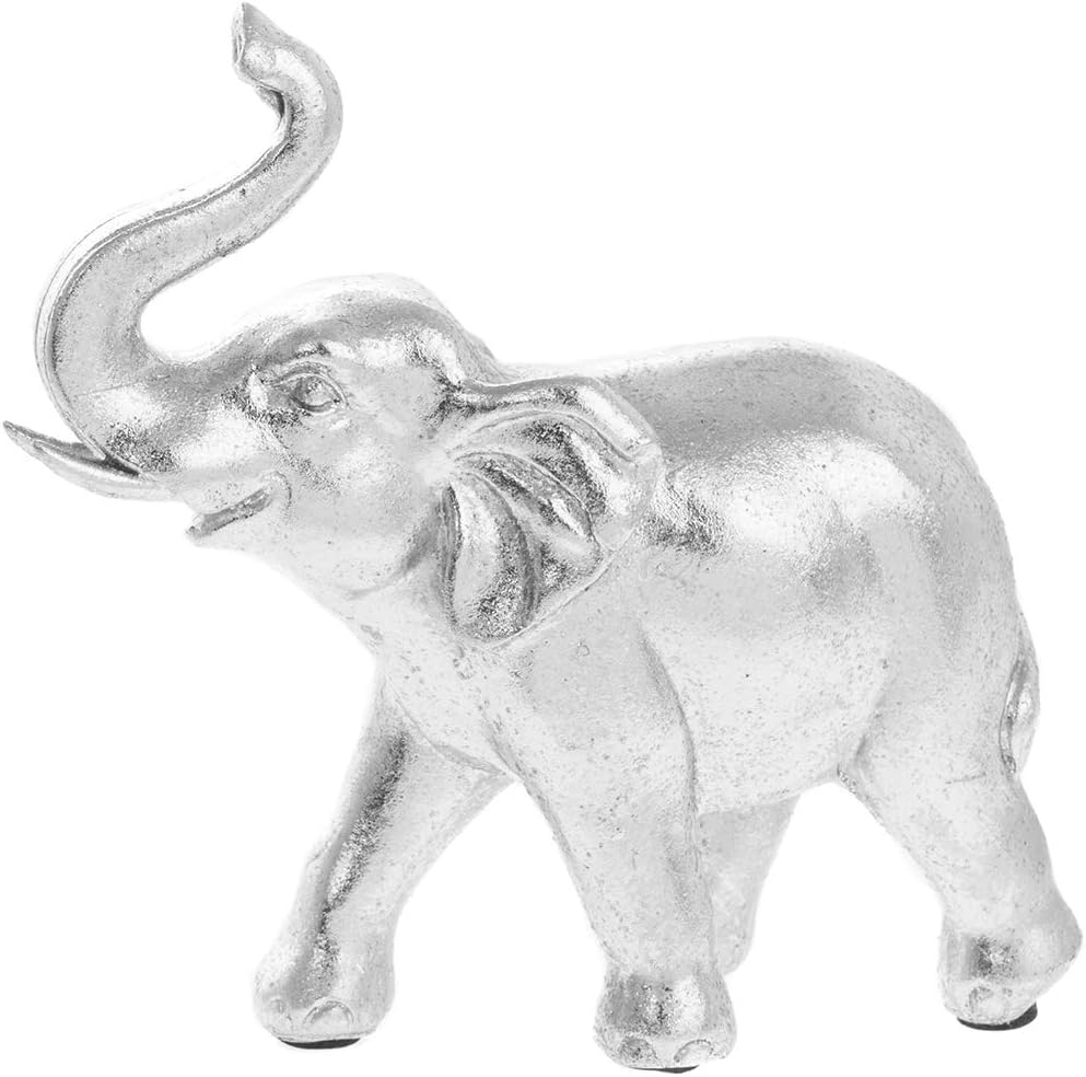 The Leonardo Collection Silver Art Elephant Ornament