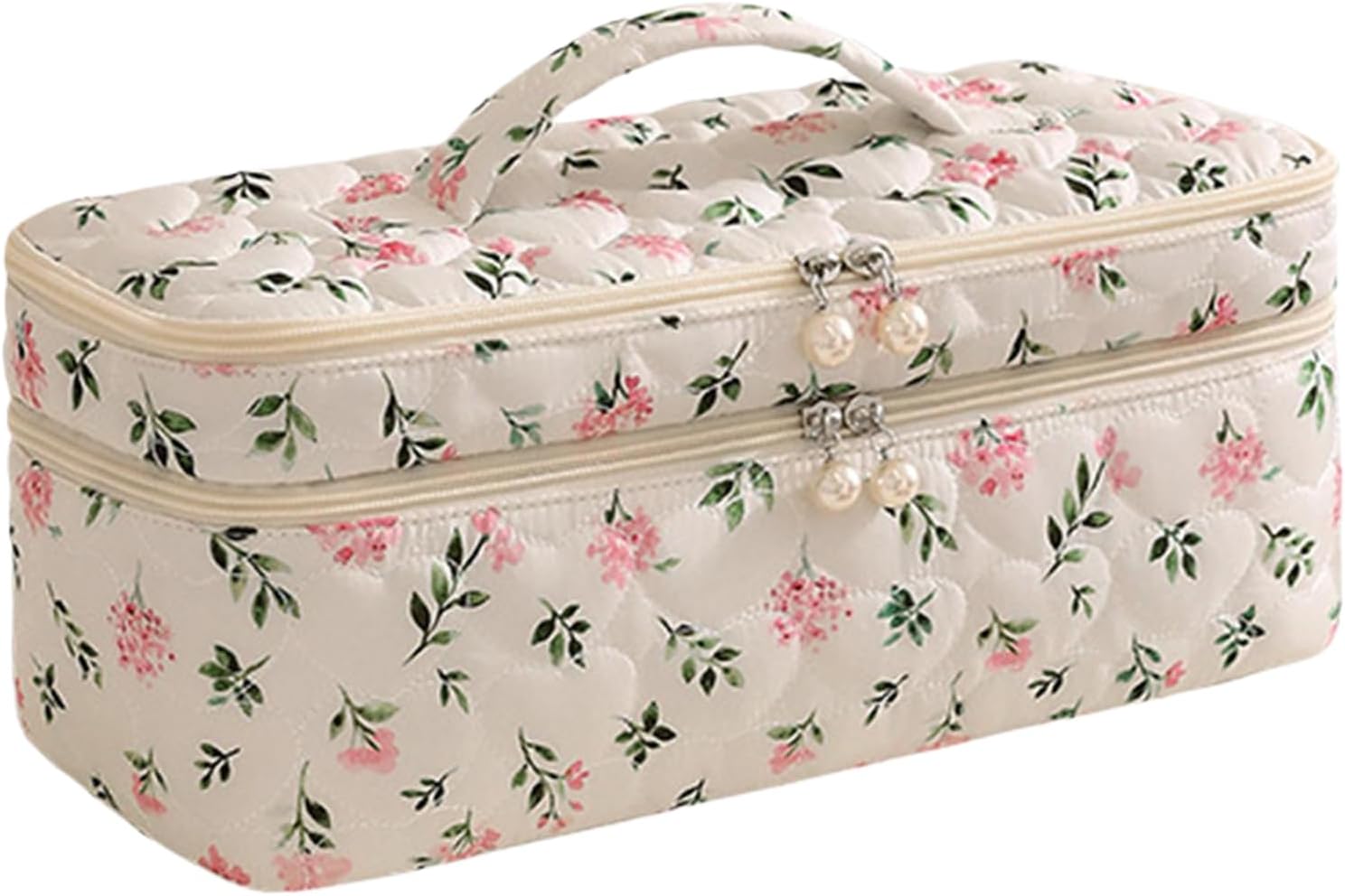 Women Quilting Travel Aesthetic Make Up Bag Wear- Hand-held Sweet