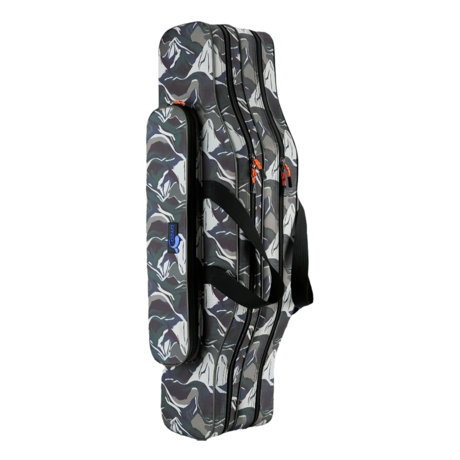 Borsa per canna da pesca, borsa portatile per attrezzatura da pesca, borse da pesca all'aperto, grande capacità, con tracolla regolabile, per viaggi, pesca all'aperto, pesca in barca, Stile A, 100*17