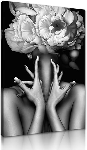 Miniatura 39 de Arte de pared de labios rojos, póster moderno y sexy impreso en lienzo decorativo moderno giclée, arte de mujer fumando, imagen de cigarro,