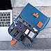 Onyx Blue Electronics Organizer Bag – Portable Travel Accessories Case for Chargers, Cords, Cables, Batteries (Blue) - Cable and Tech Pouch Organizer - Electronic Accessories Case