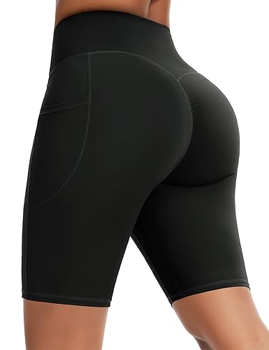 THE GYM PEOPLE Women's High Waist Scrunch Booty Lifting Yoga