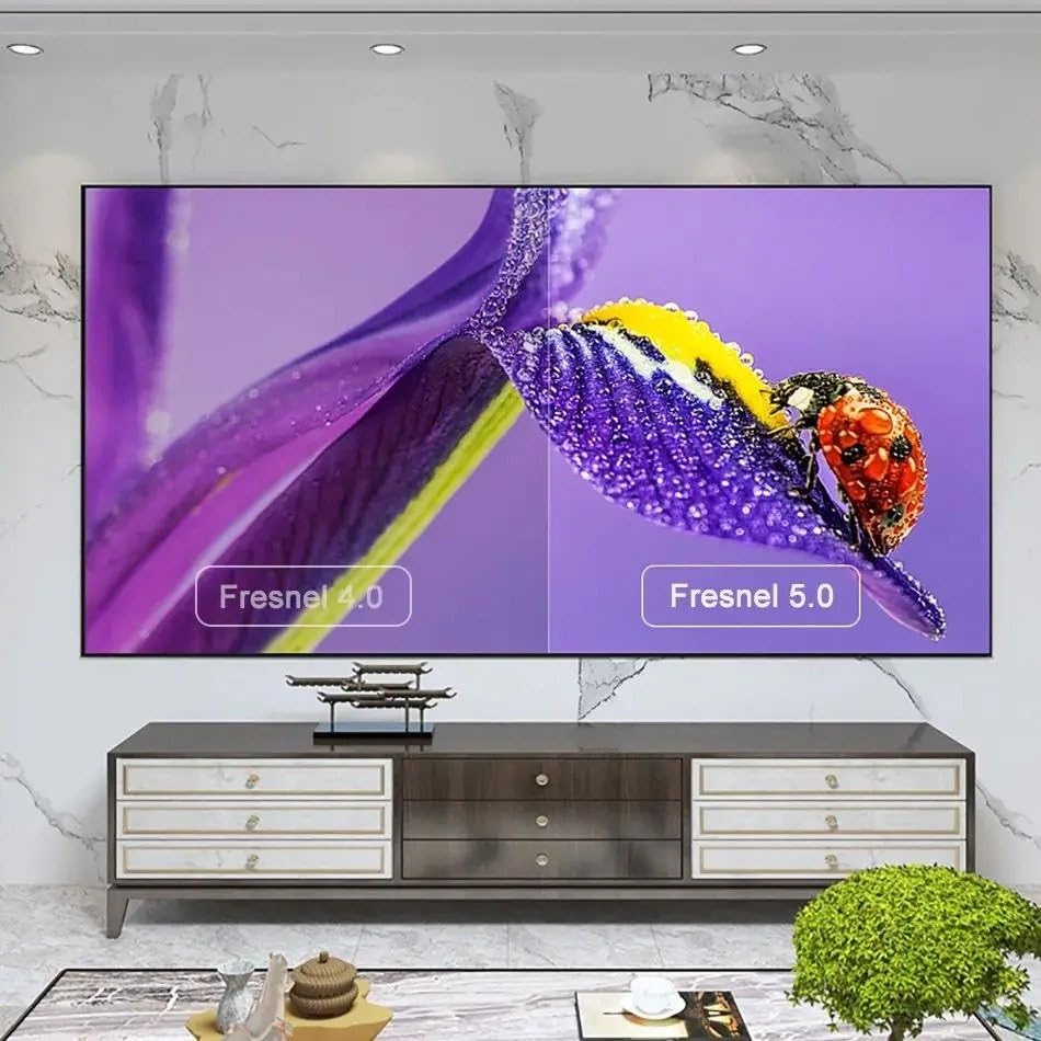 Pantalla para proyector fija marco 92 pulgadas 16:9 miniatura 3