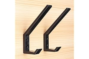 4PCS Helmet Holders - Wall Mounted Hangers for Helmets, Hats, Gloves, Bags, and More (Black)
