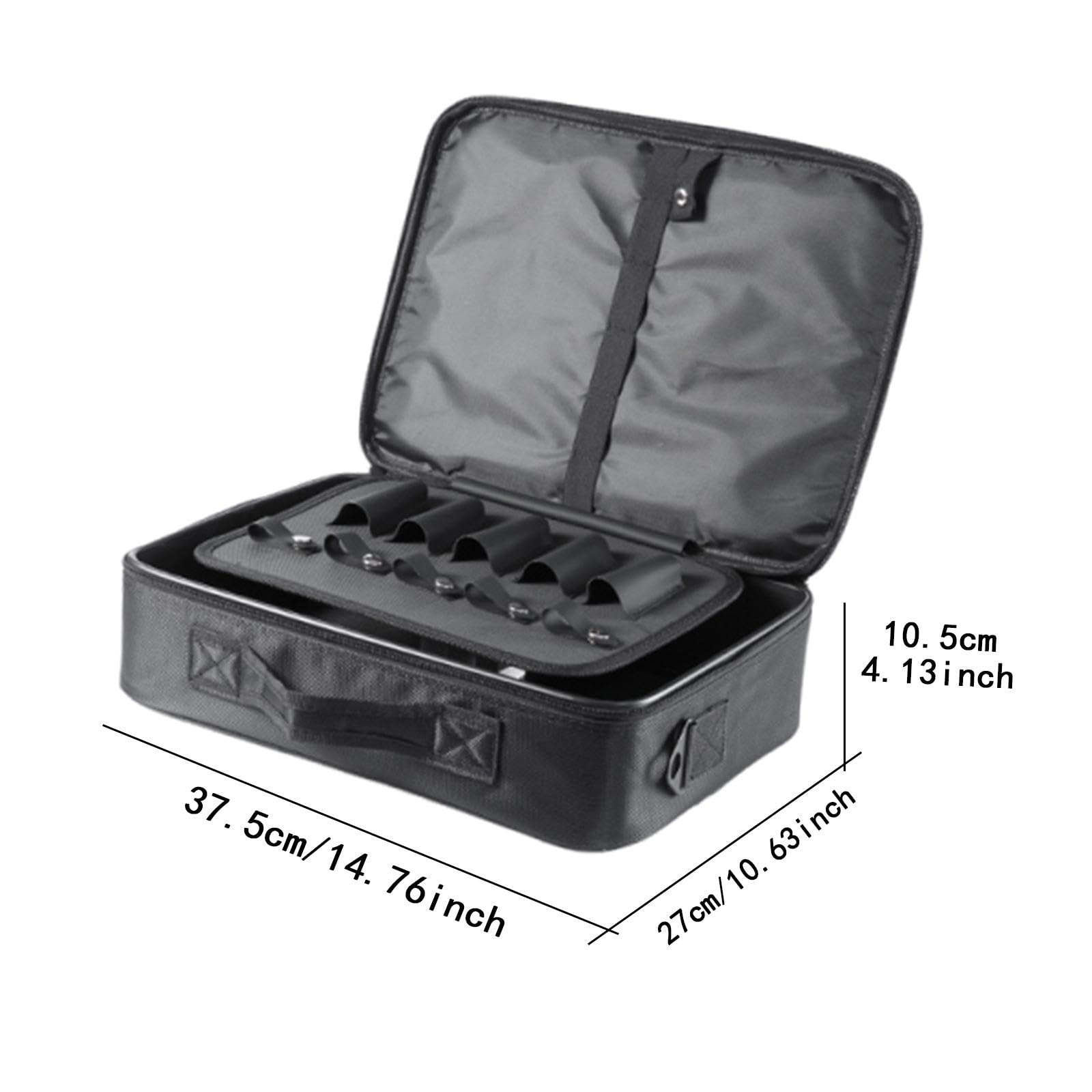 Salon Barber Handbag Organizer Borsa per Attrezzi Parrucchiere Custodia Scissors Multifunzionale con Manico in Tessuto Oxford Impermeabile Adatta per, Medio
