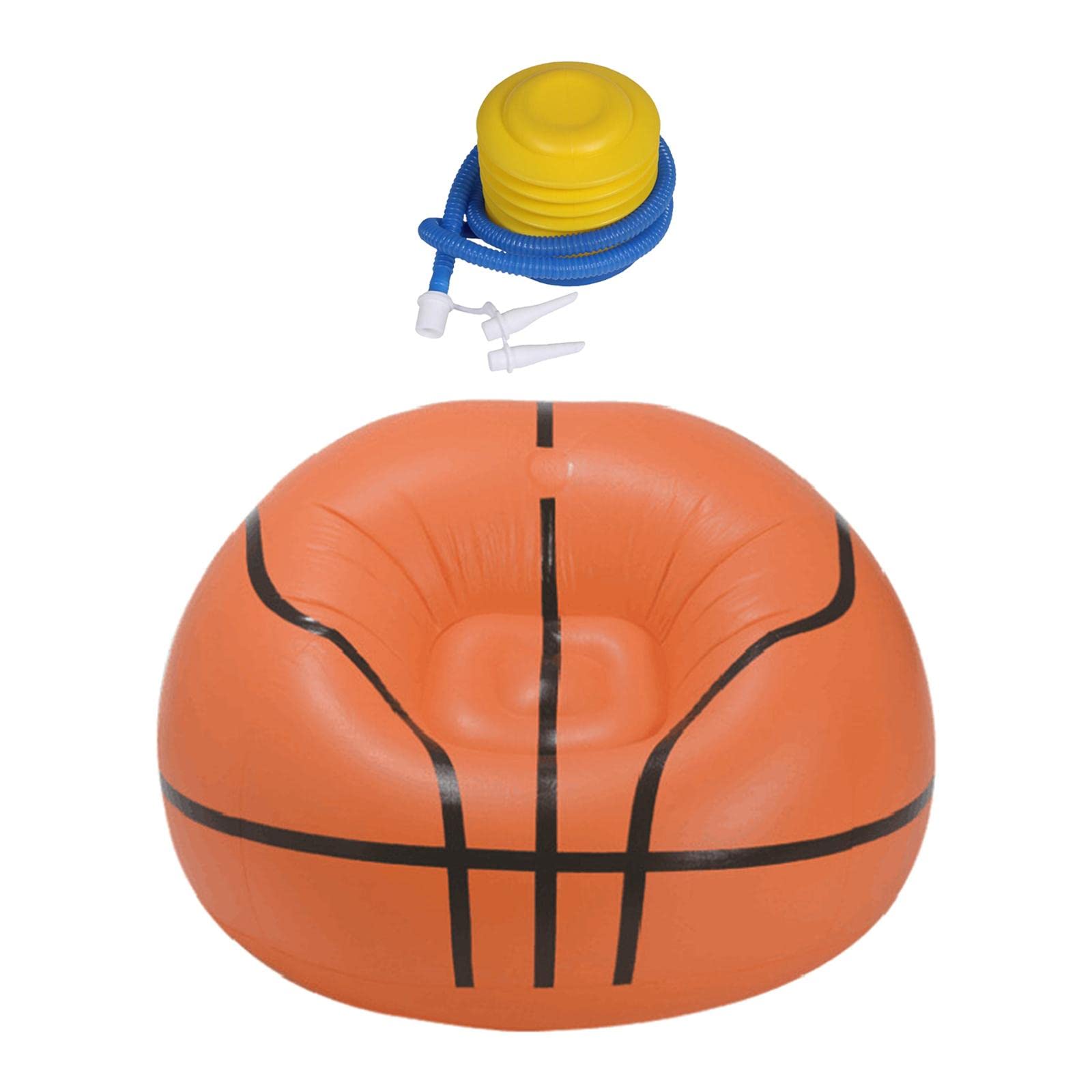 CLUB BOLLYWOOD®PVC Single Inflatable Sofa Living Room Garden Lounger Lazy Sofa Basketball| Bean s & Inflatables| Bean s & Inflatables| Bean s & Inflatables|1 Piece Inflatable Chair Sofa-image-21