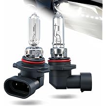2pack 9012 Bulb, Headlight 12v 55w, Standard 3800K, Clear Light High Low Beam Fog Light Replacement