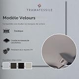 TRAMATESSILE Tessuto Cielo Auto compatibile con Audi/VW Mercedes BMW (2,50x1,50mt+1 Colla Barattolo, Grigio Chiaro) - 2