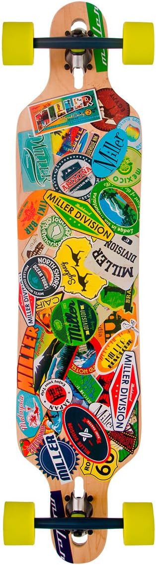 Miller Skateboards Travel Stickers S01LB0011 Longboard 41 Inches