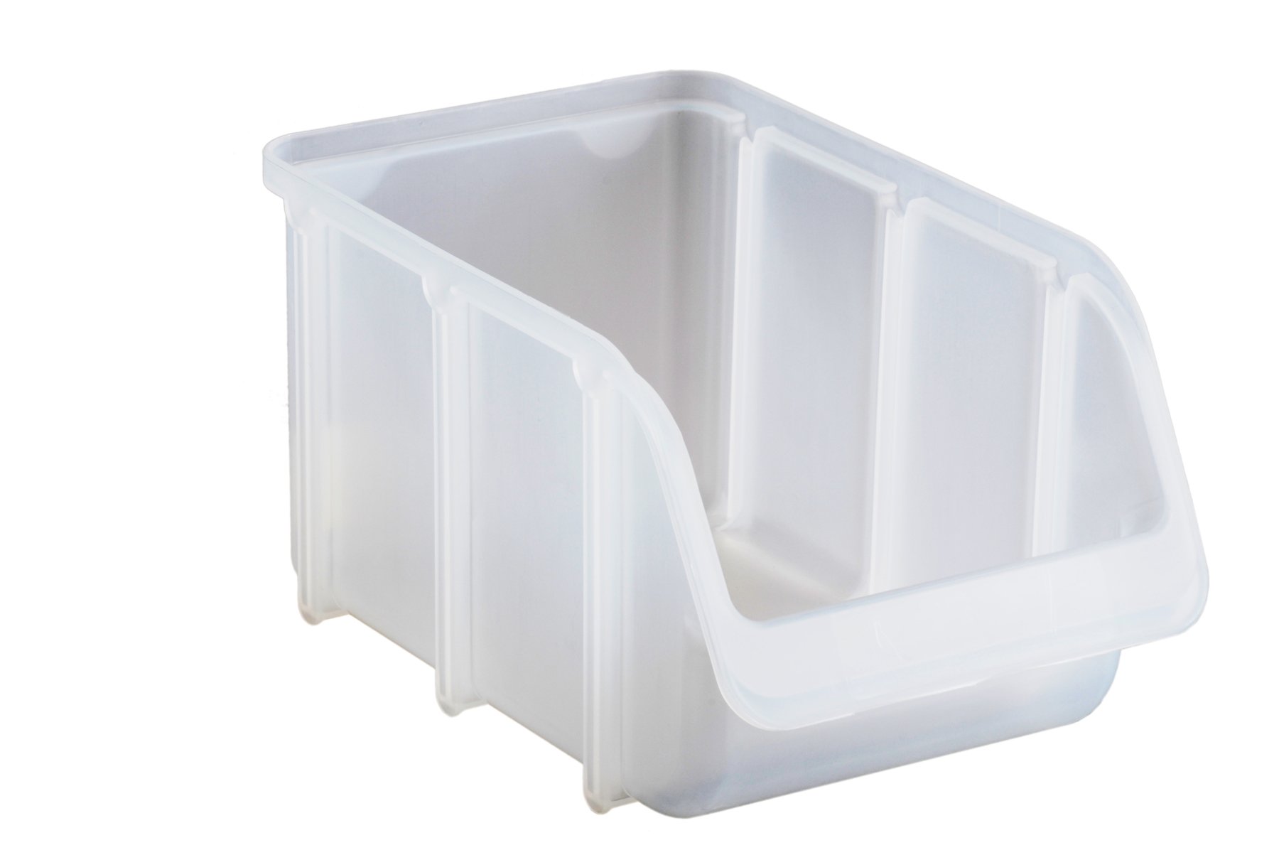 Bac en PP empilable et robuste Hünersdorff 675700 transparent